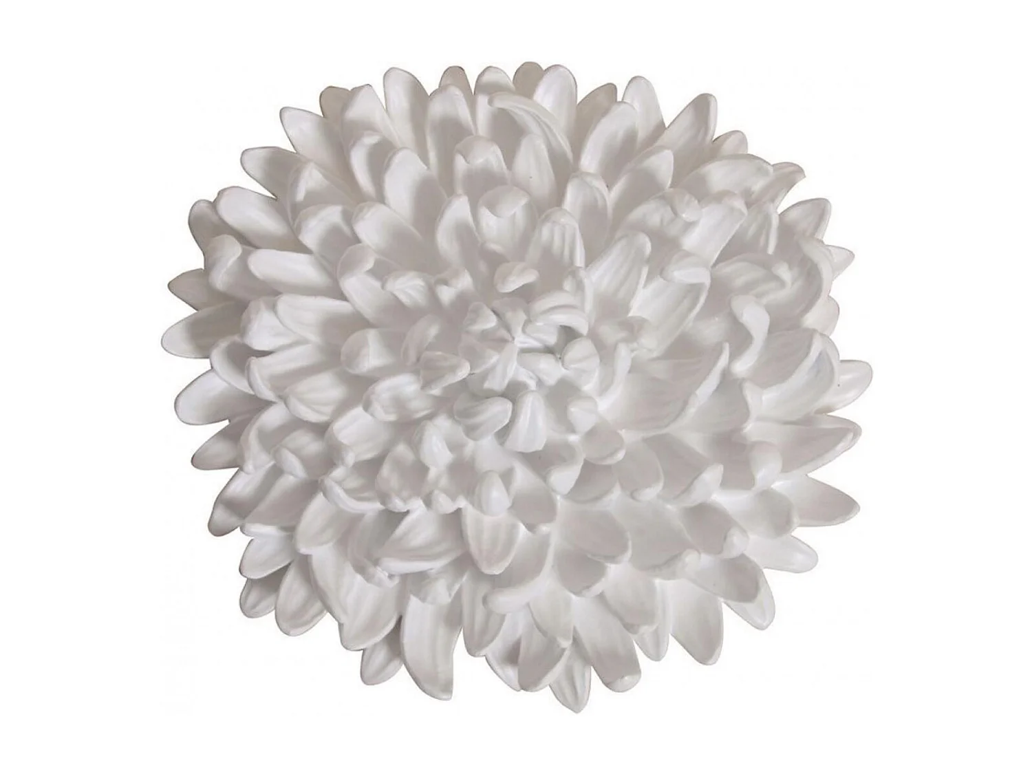 Fleurs murales (set de 4) MDF Blanc - Charme Interior's