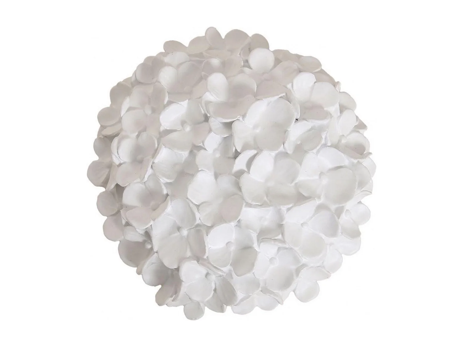 Fleurs murales (set de 4) MDF Blanc - Charme Interior's