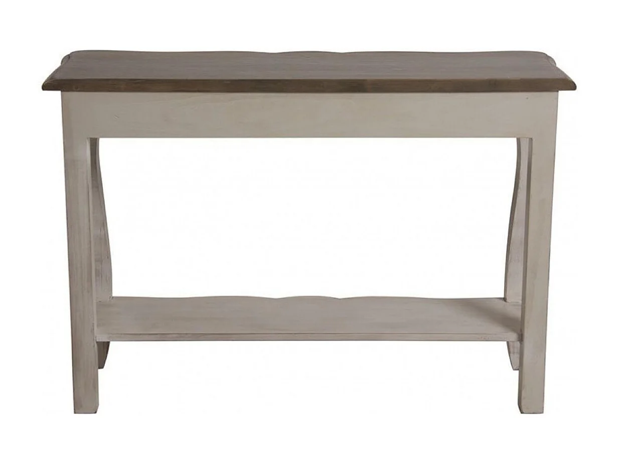 Console pieds galbés Bois Gris - Château Interior's