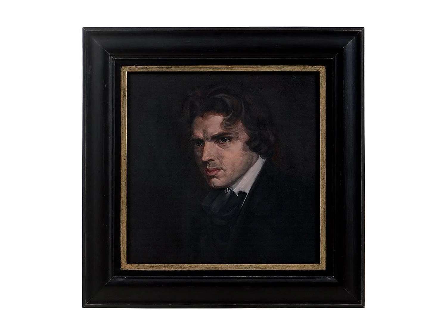 Portrait ancien Bois Noir - Chic Interior's