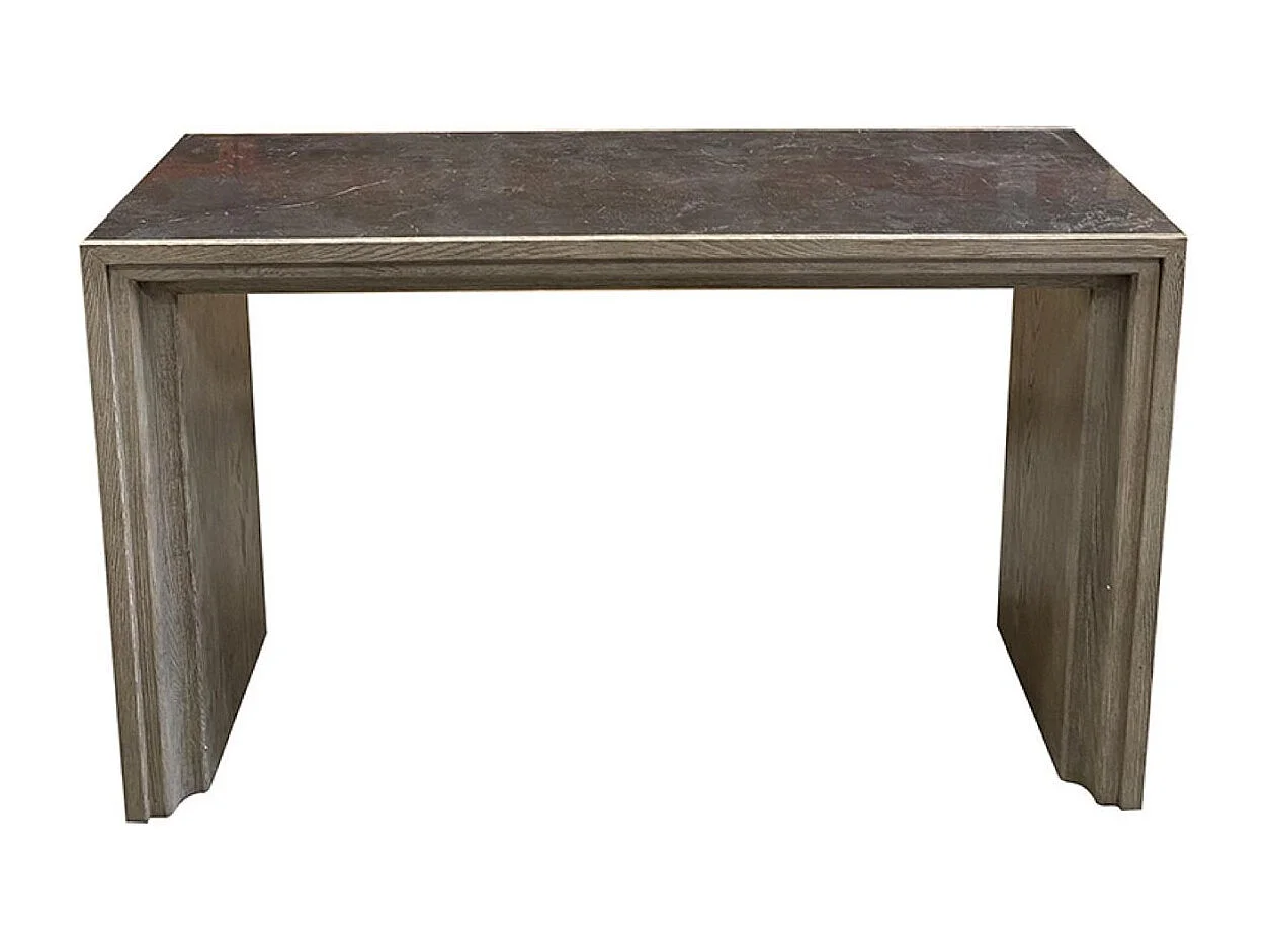 Console plateau pierre bleue Pierre Naturelle Noir - Minéral Interior's