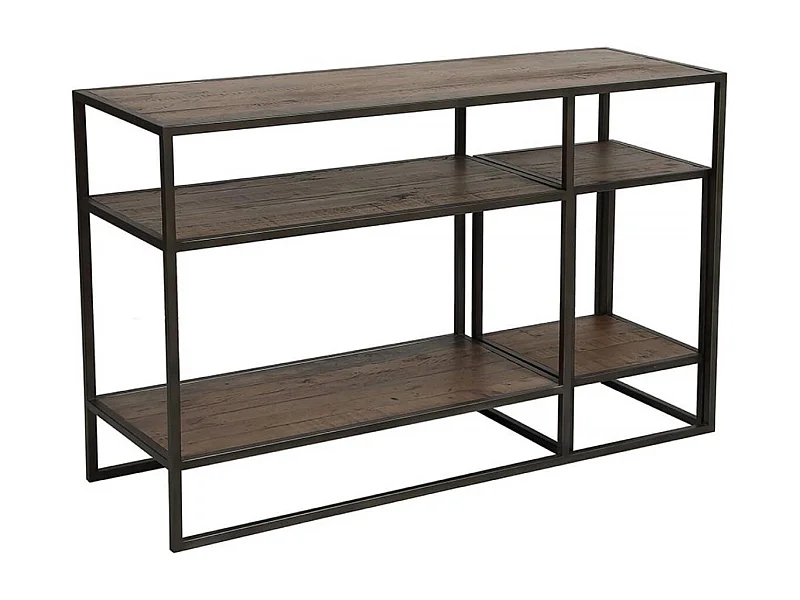 Console avec bout de canapé gigogne Bois Marron - Manufacture Interior's