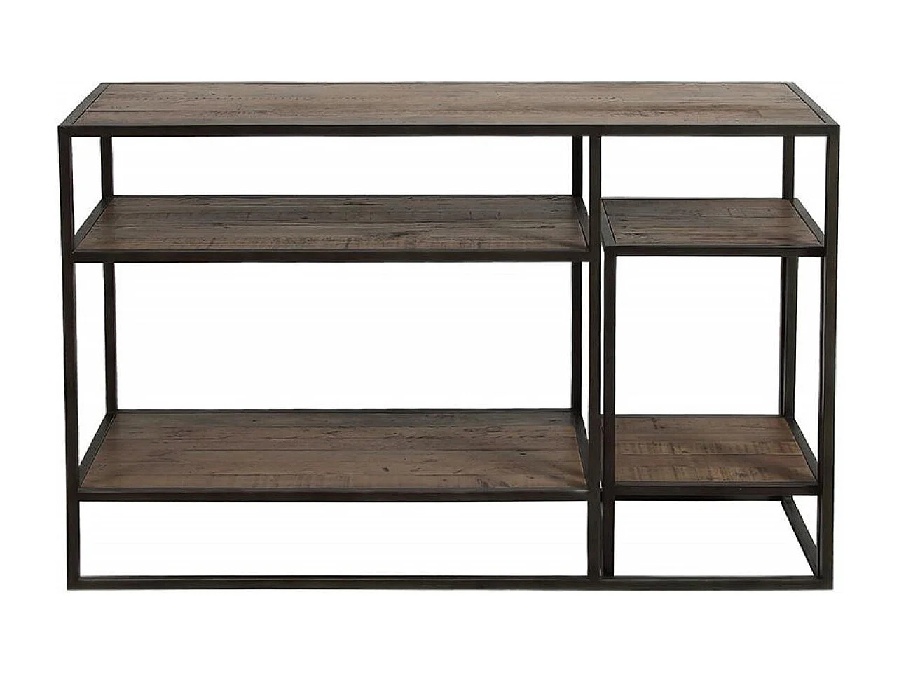 Console avec bout de canapé gigogne MDF Marron - Manufacture Interior's