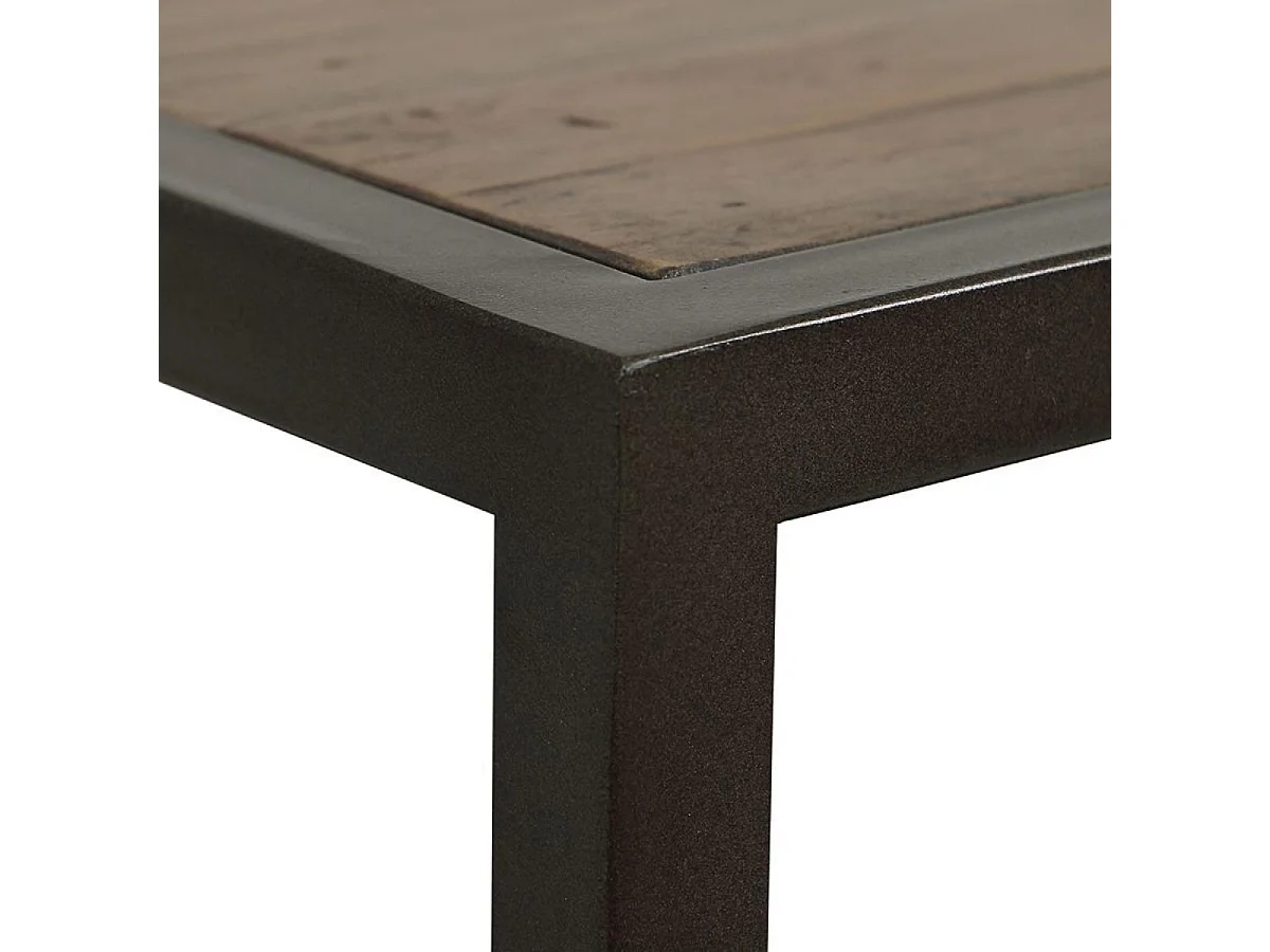 Console avec bout de canapé gigogne MDF Marron - Manufacture Interior's