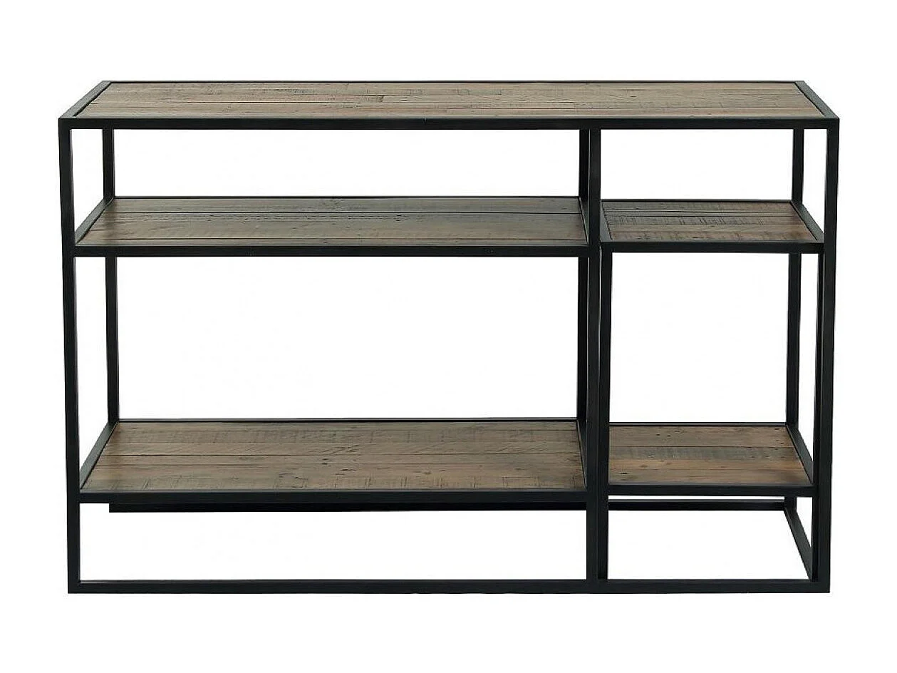 Console avec bout de canapé gigogne Bois Marron - Manufacture Interior's