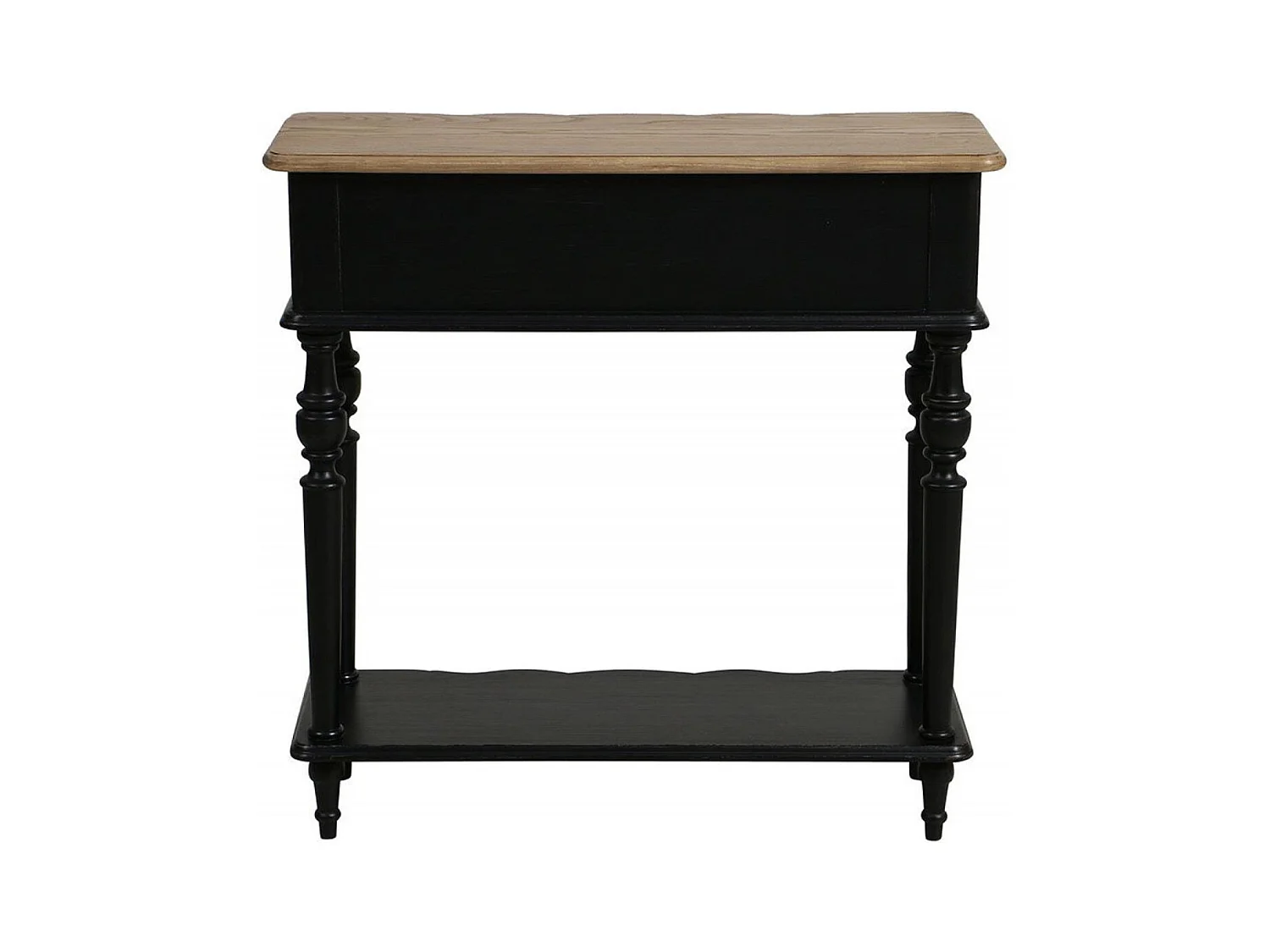 Console 1 tiroir Bois Noir - Manoir Interior's