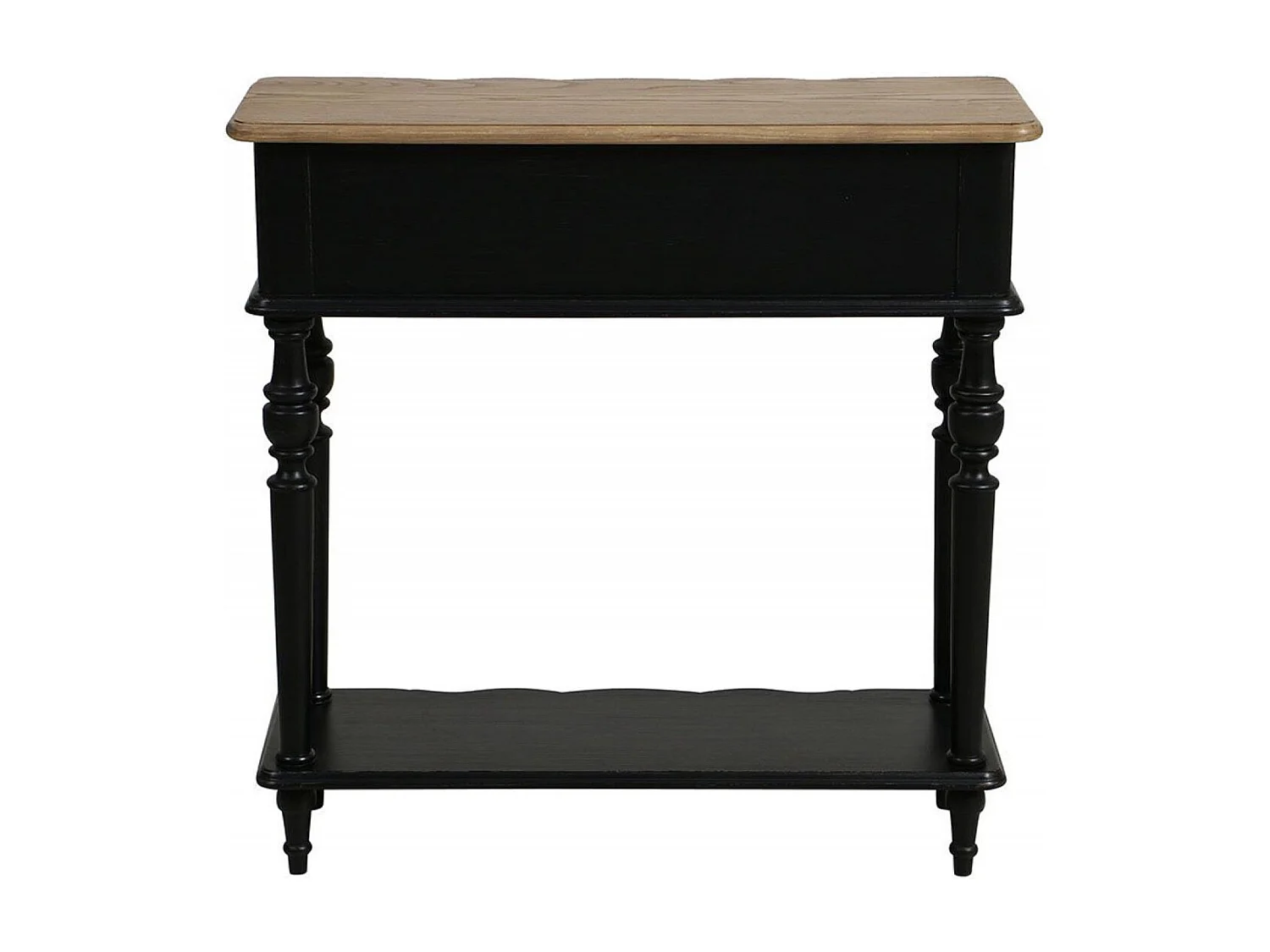 Console 1 tiroir Bois Noir - Manoir Interior's