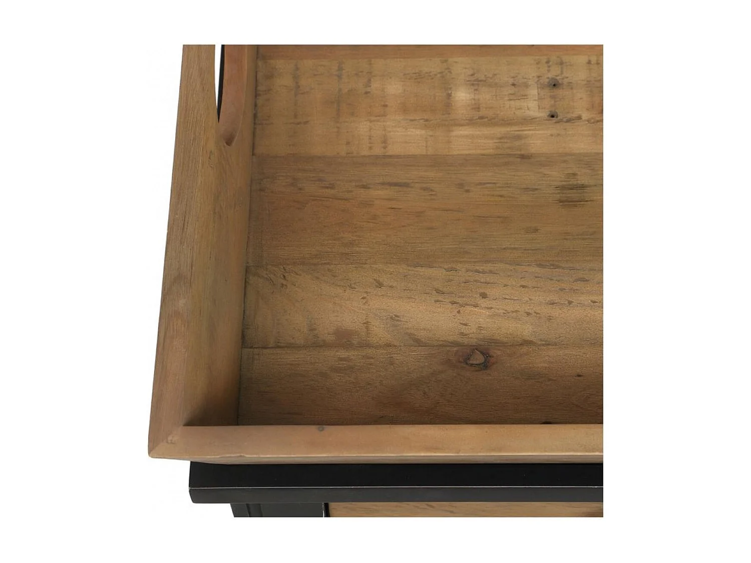 Bout de canapé 1 tiroir Bois Bleu - Rivages Interior's