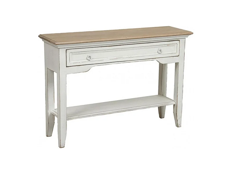 Console Bois Blanc - Esquisse Interior's