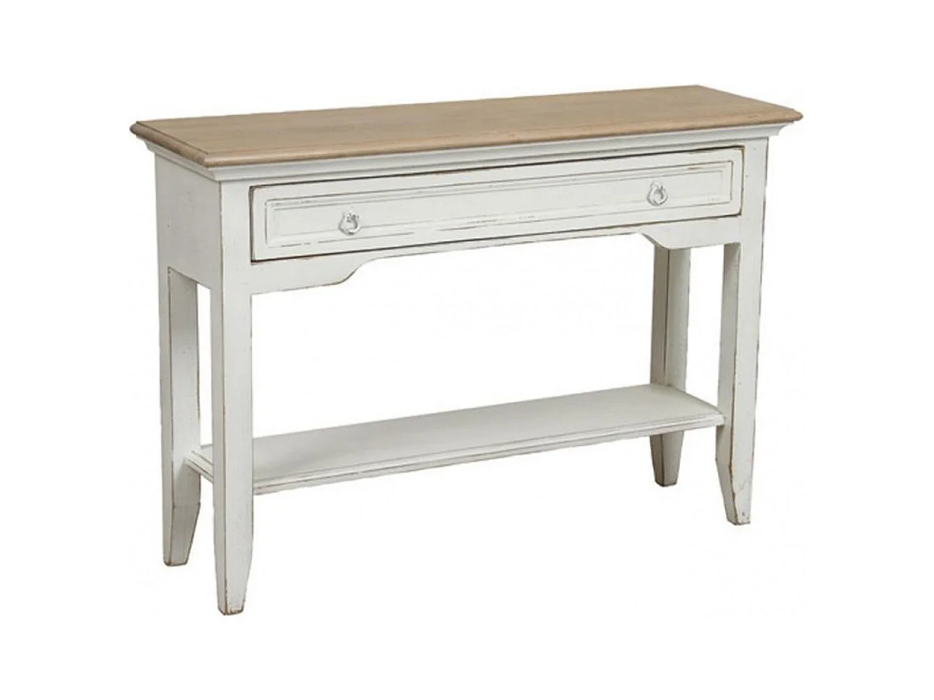 Console Bois Blanc - Esquisse Interior's