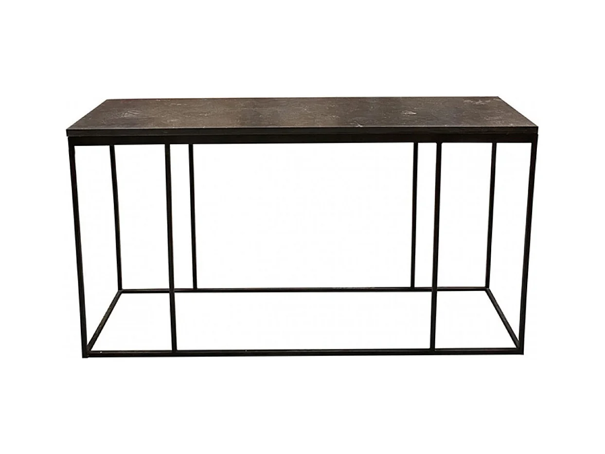 Console plateau pierre Pierre Naturelle Noir - Minéral Interior's