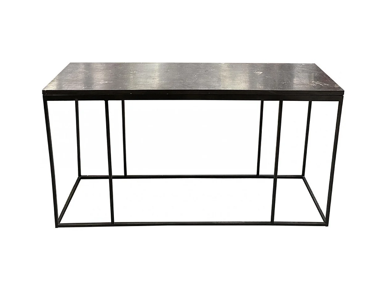 Console plateau pierre Pierre Naturelle Noir - Minéral Interior's