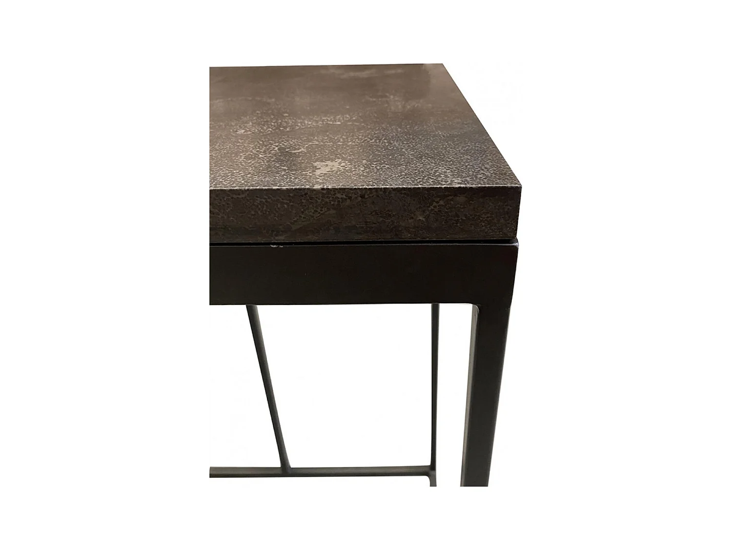Console plateau pierre Pierre Naturelle Noir - Minéral Interior's