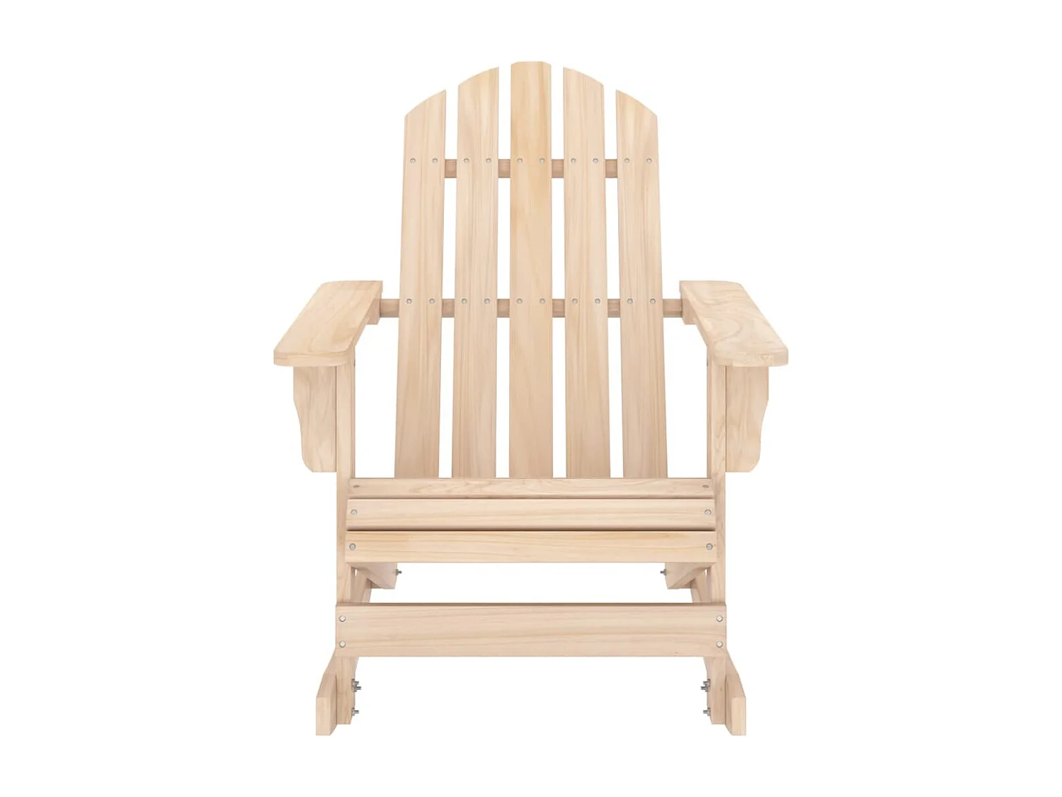 Chaise à bascule de jardin Adirondack Bois de sapin massif