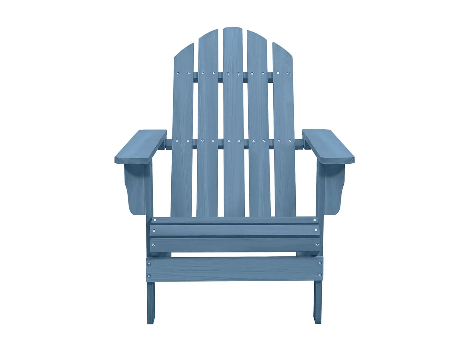 Chaise de jardin Adirondack Bois de sapin massif Bleu