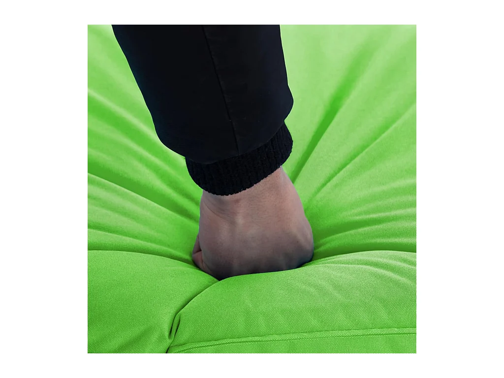 Chaise longue pliable Tissu Oxford Vert