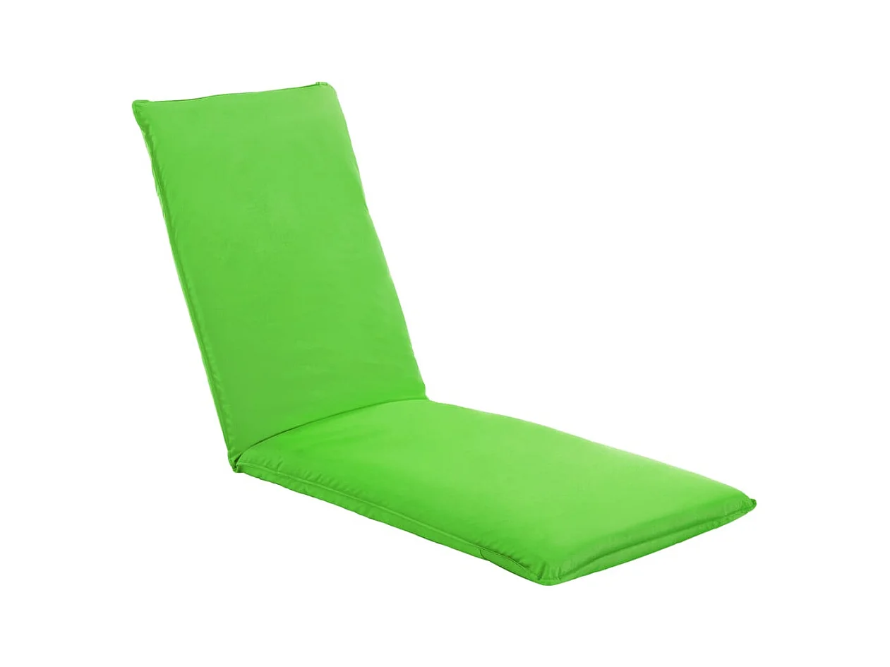 Chaise longue pliable Tissu Oxford Vert