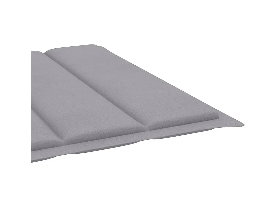 Chaise longue de jardin avec table et coussin Pin imprégné 22