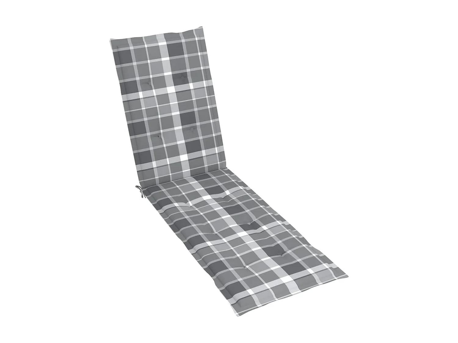 Chaise de terrasse avec repose-pied et coussin Acacia solide 13