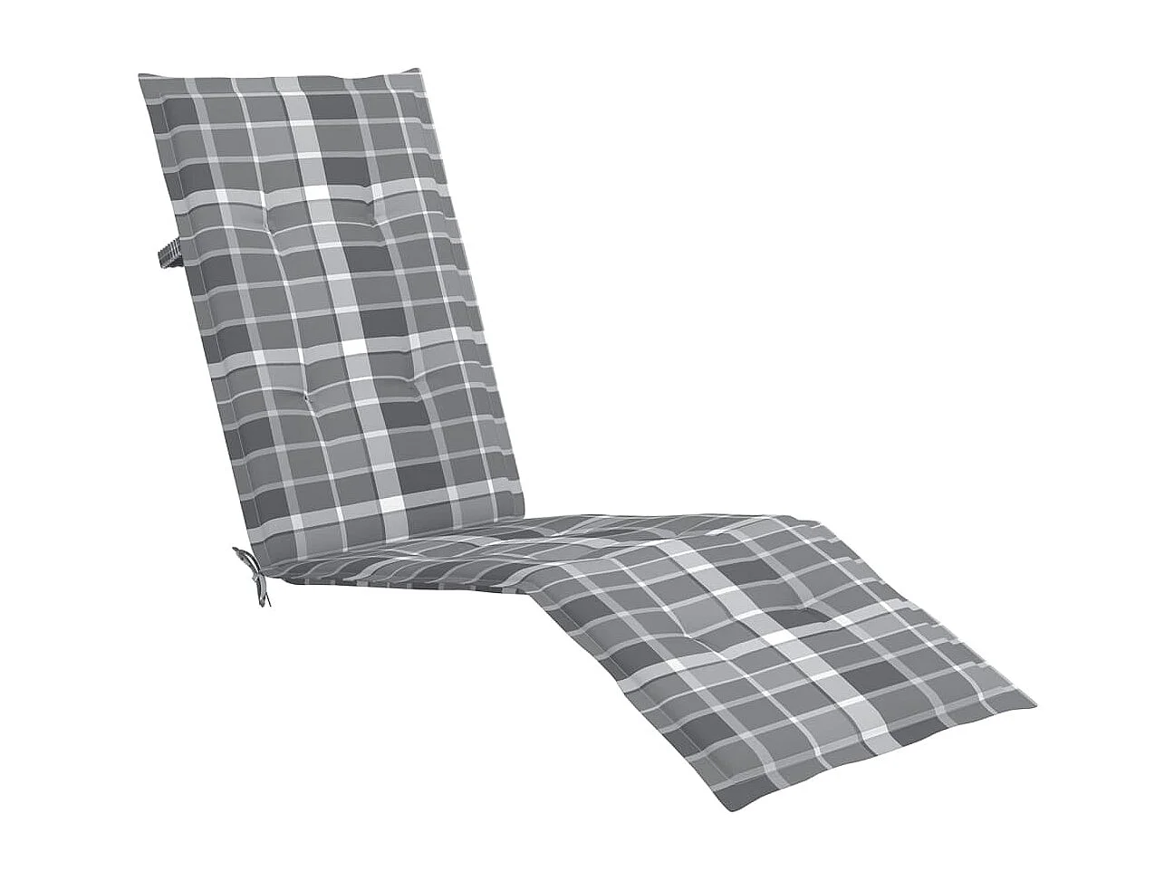 Chaise de terrasse avec repose-pied et coussin Acacia solide 13