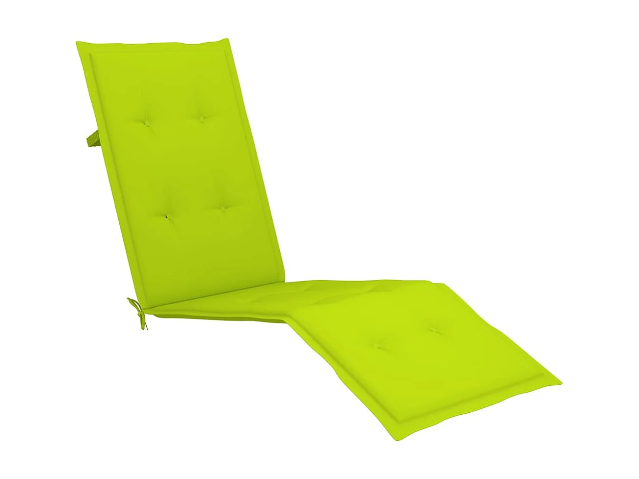 Chaise de terrasse avec repose-pied et coussin Acacia solide 10