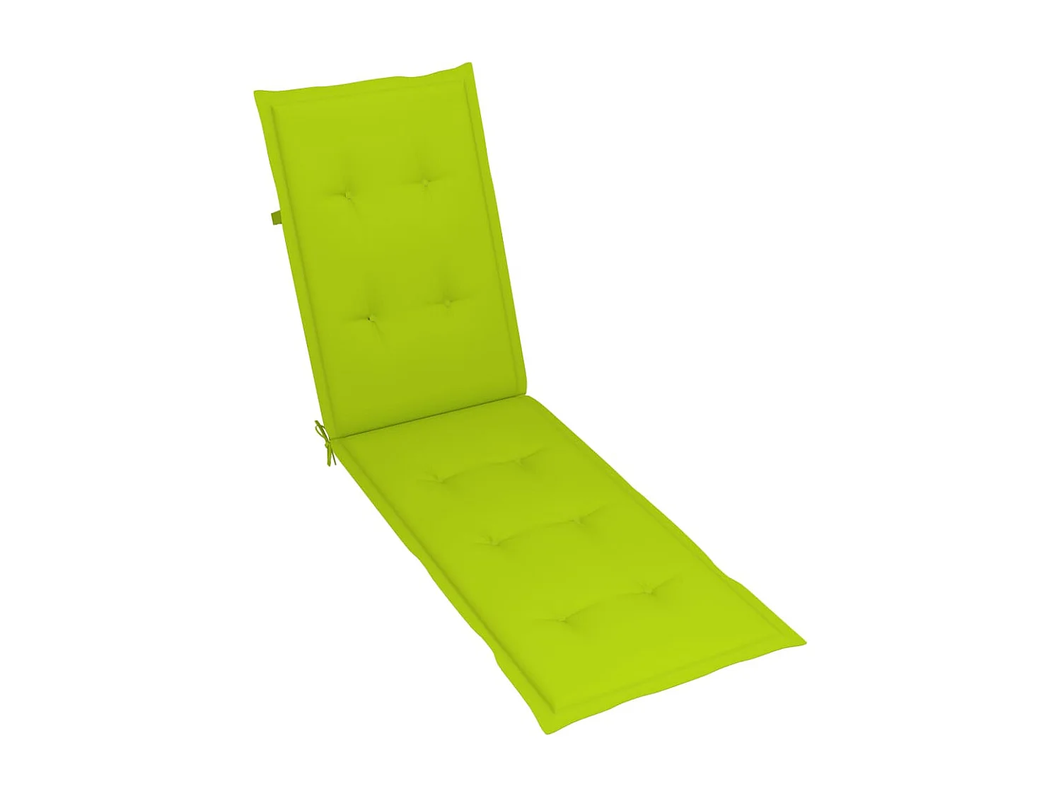 Chaise de terrasse avec repose-pied et coussin Acacia solide 10