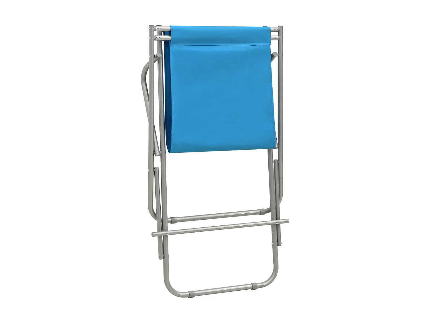 Chaises à bascule 2 pcs Acier Bleu