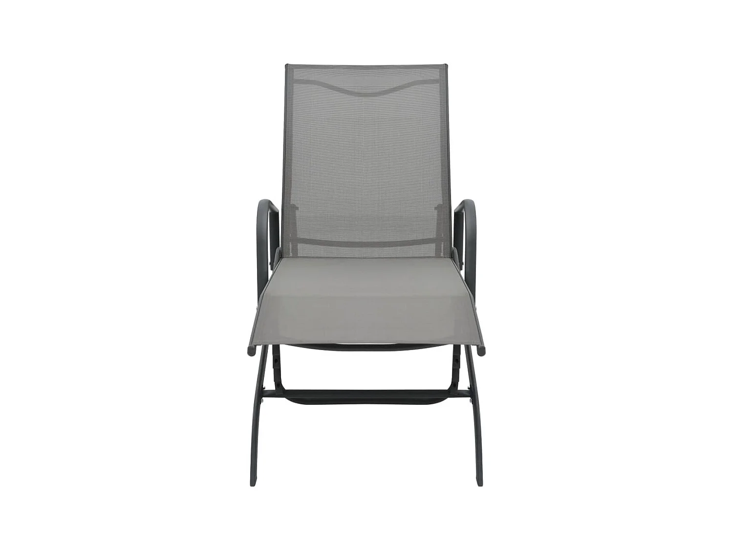 Chaise longue Acier et textilène