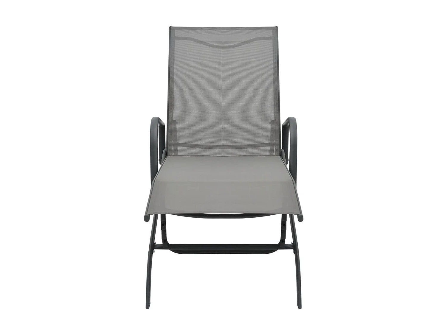 Chaise longue Acier et textilène