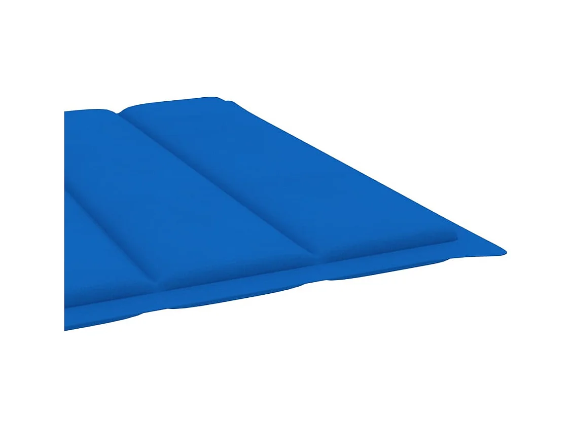 Chaise longue de jardin avec table et coussin Pin imprégné 31