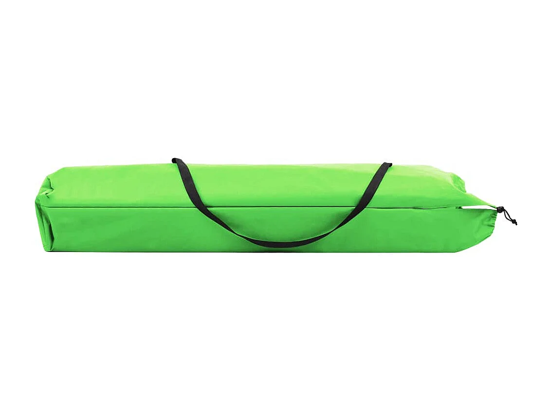 Chaise longue pliable 2 places Vert Acier