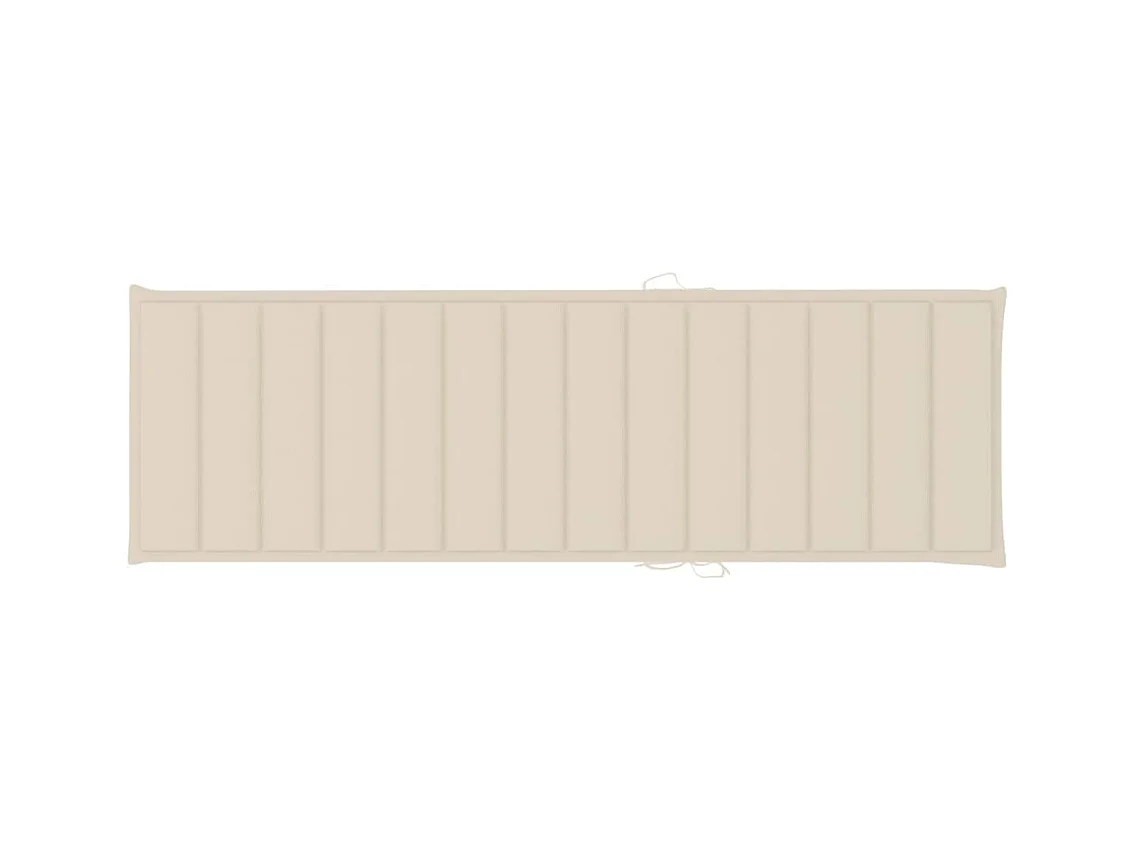 Chaise longue de jardin avec table et coussin Pin imprégné 23