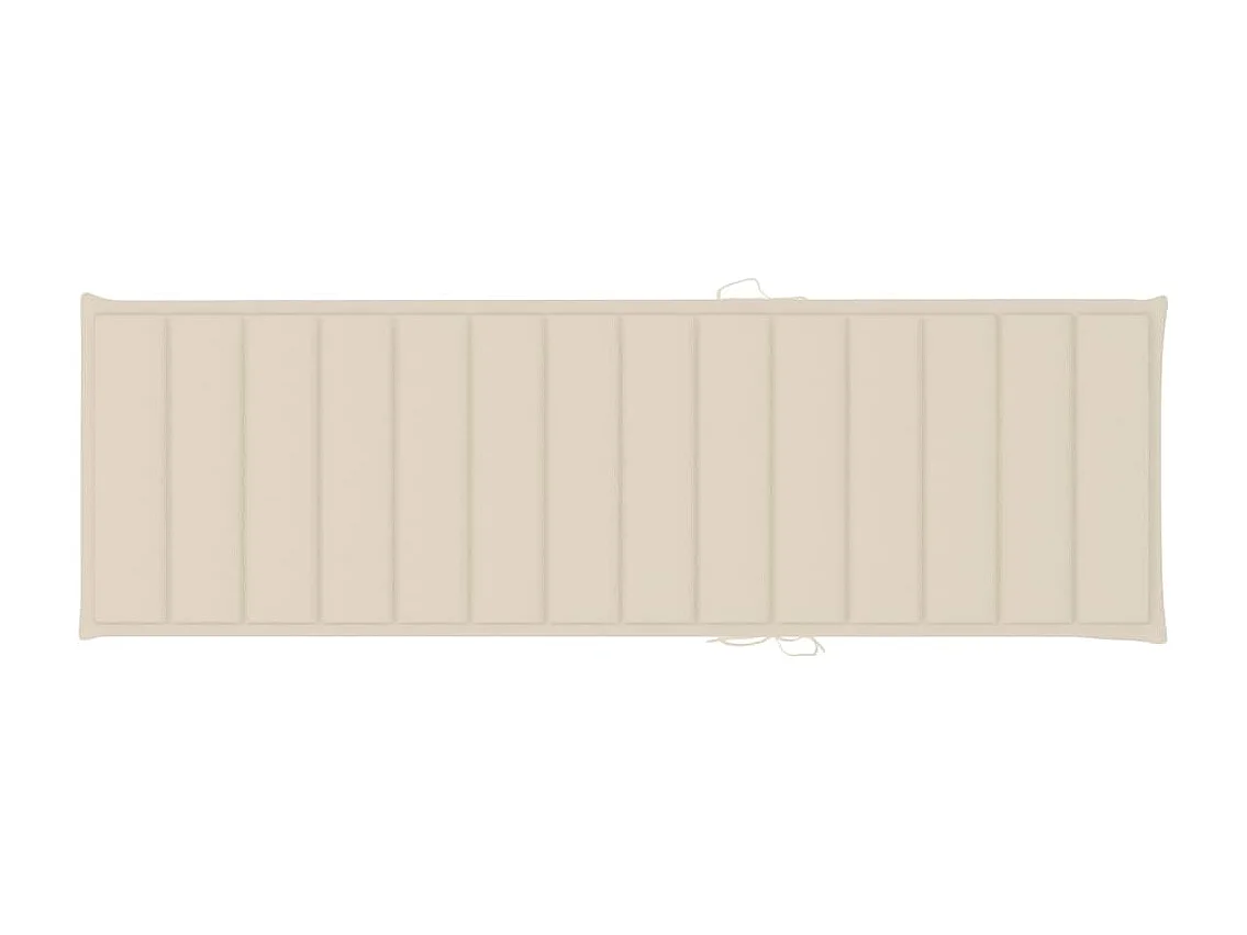 Chaise longue de jardin avec table et coussin Pin imprégné 23