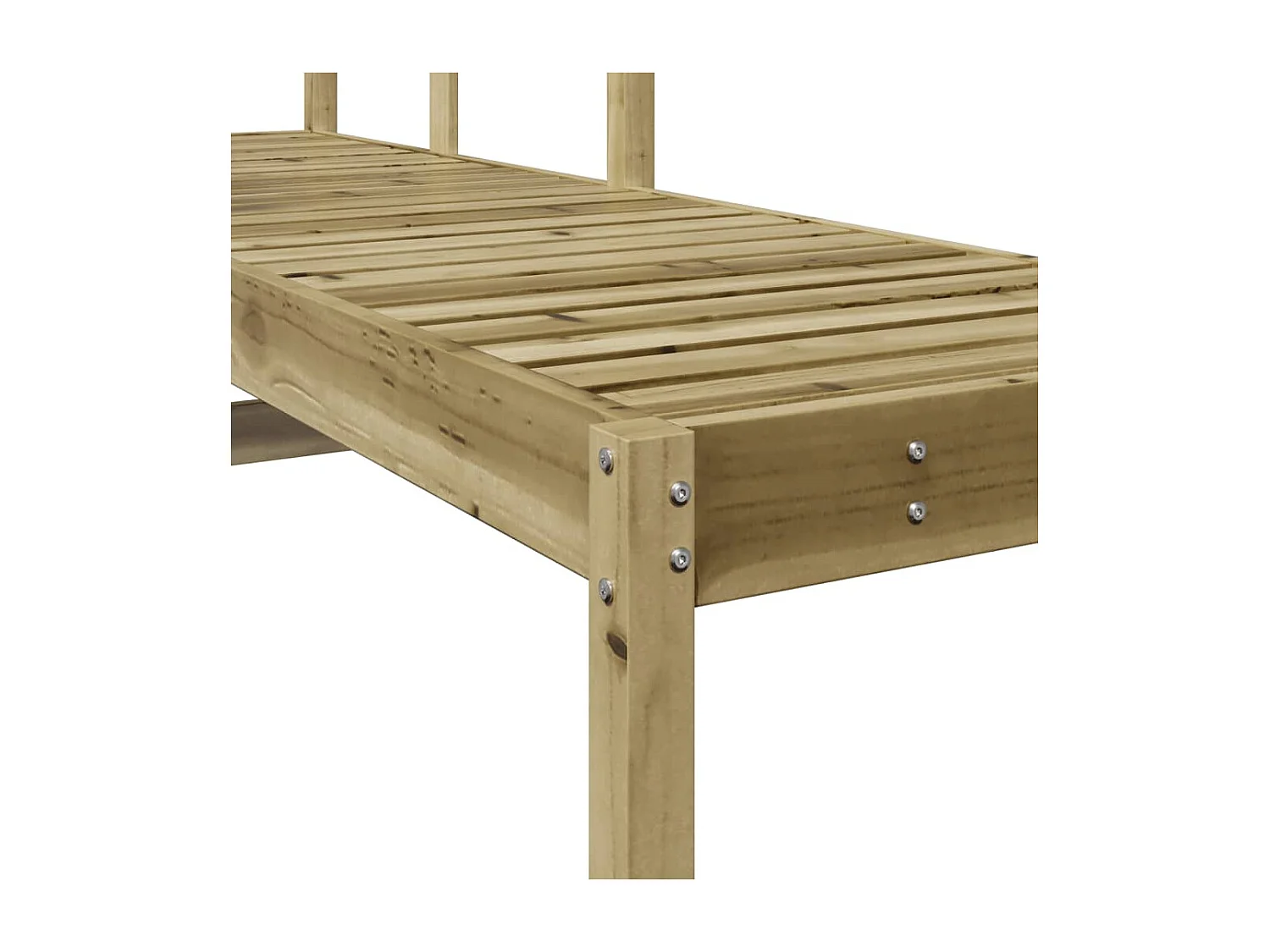 Chaise longue 199,5x62x55 bois de pin imprégné