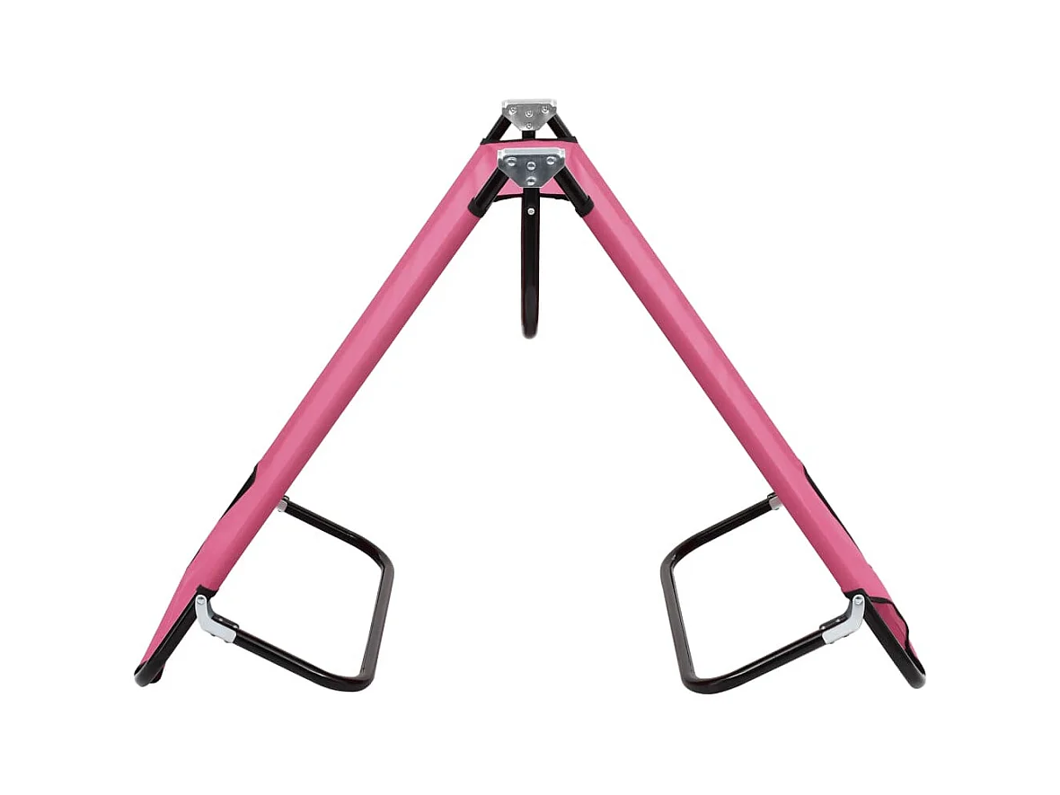 Chaise longue pliable Acier Rose