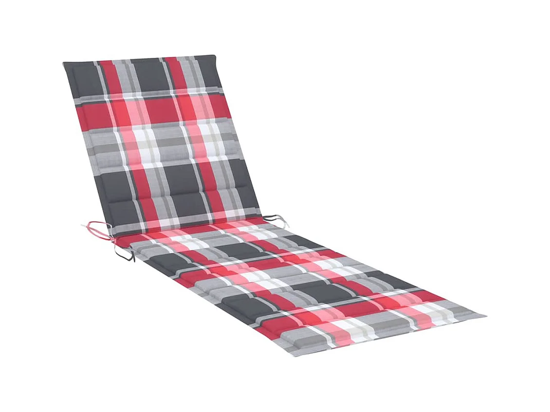 Chaise longue de jardin avec coussin Bois d'acacia solide 30