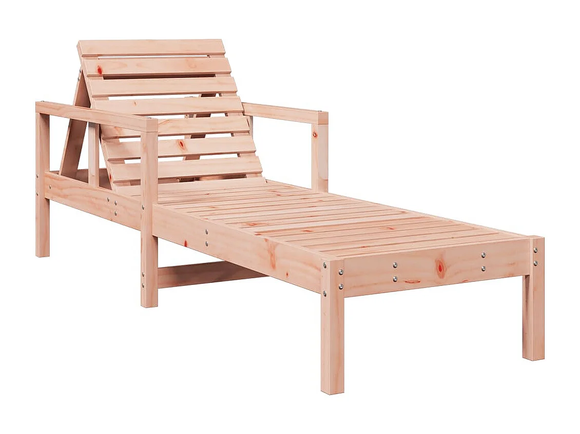 Chaise longue 199,5x62x55 bois massif de douglas
