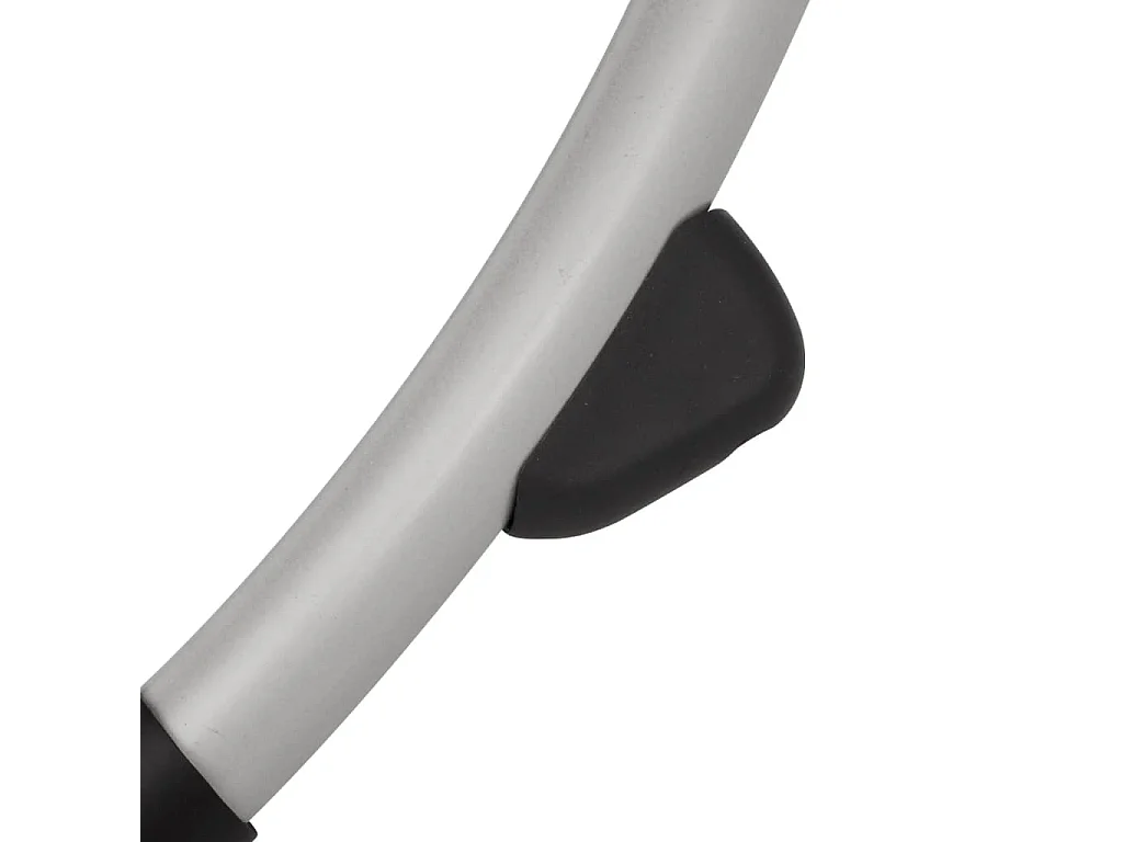 Chaise longue géométrique d'extérieur Acier Noir et gris