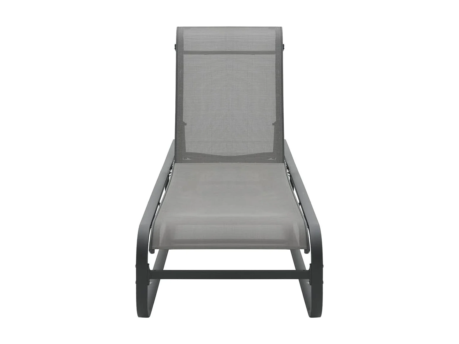 Chaise longue Aluminium et textilène