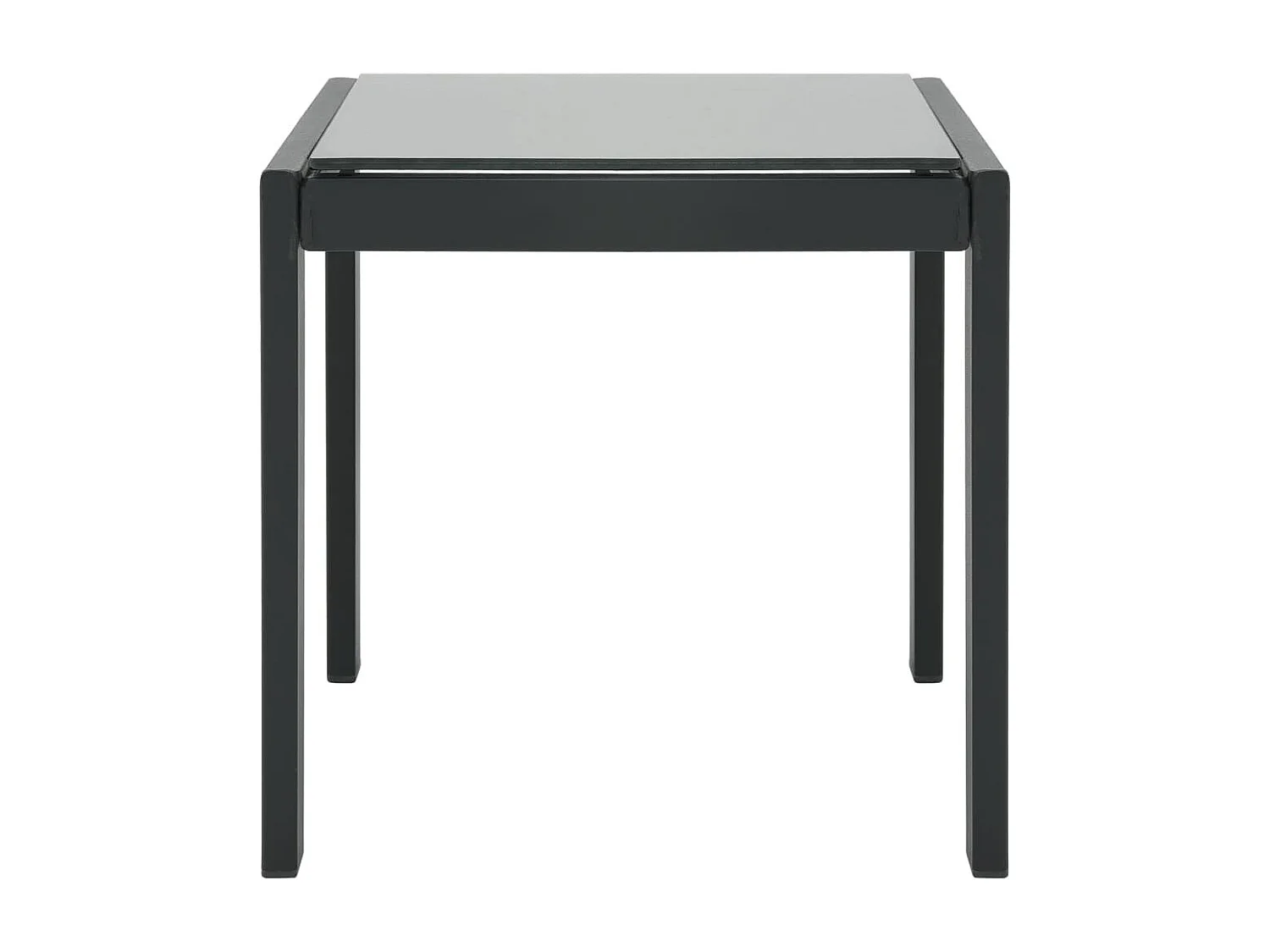 Chaises longues 2 pcs avec table Textilène et acier