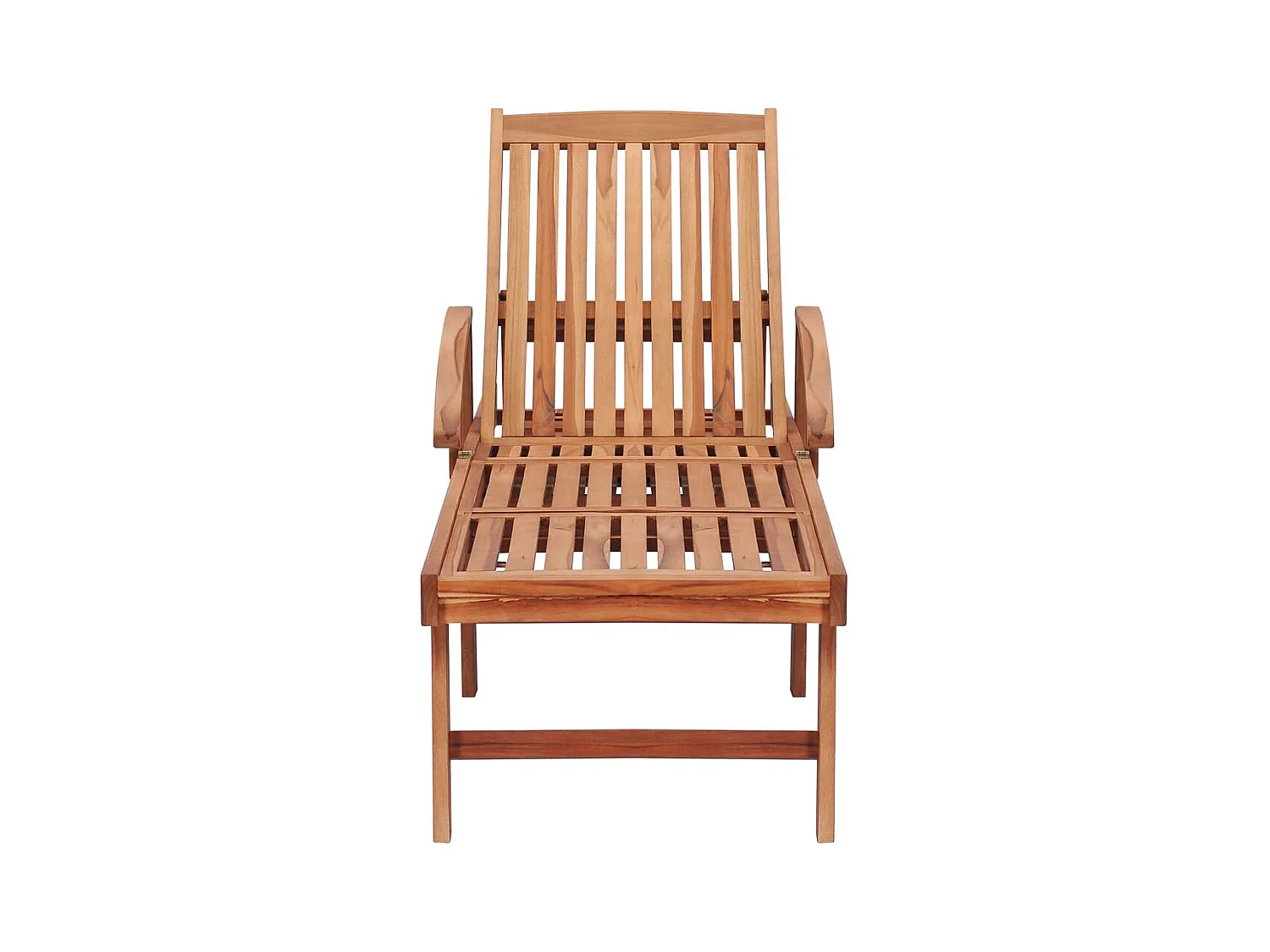 Chaise longue Bois de teck solide 3