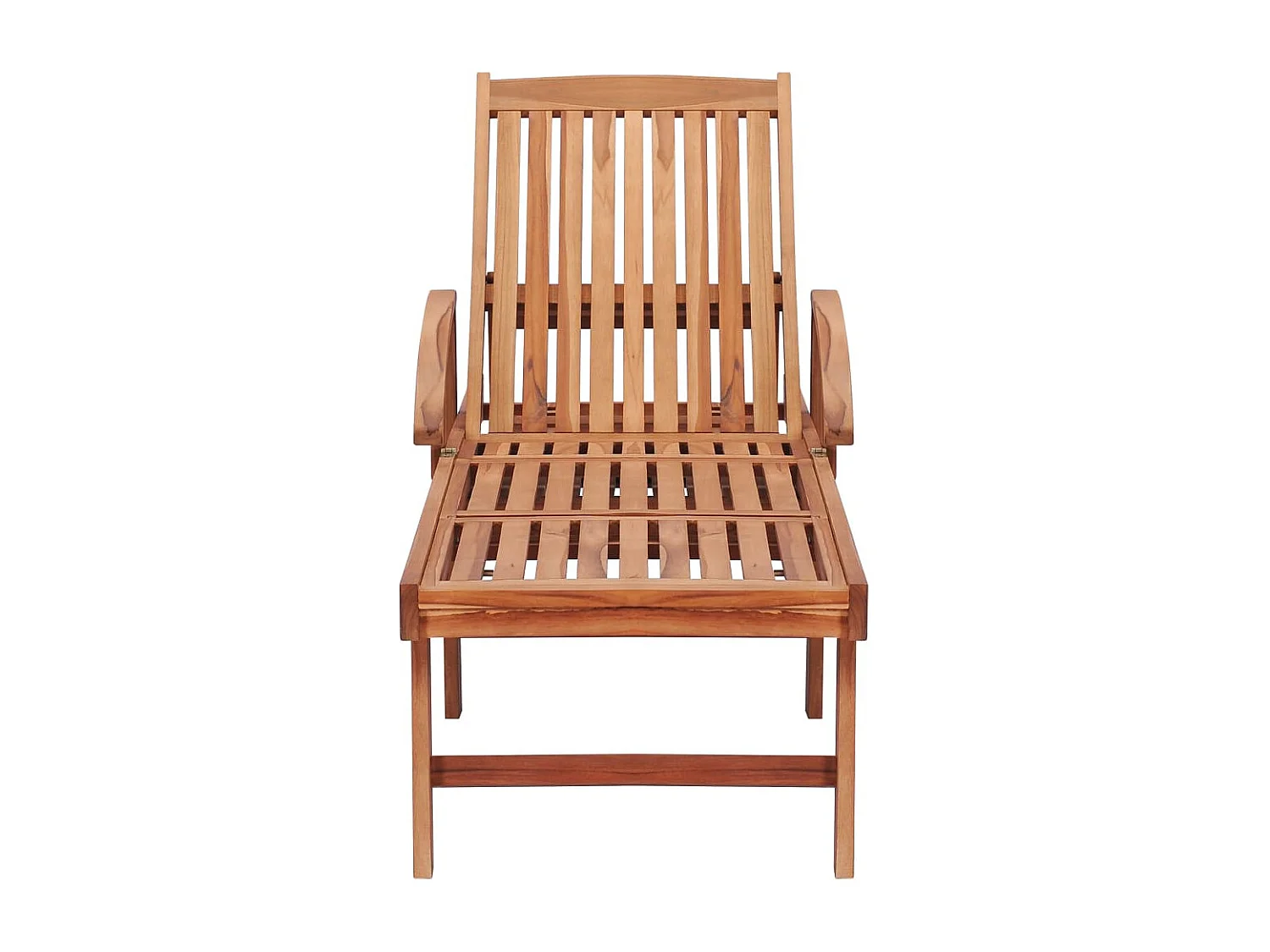 Chaise longue Bois de teck solide 3