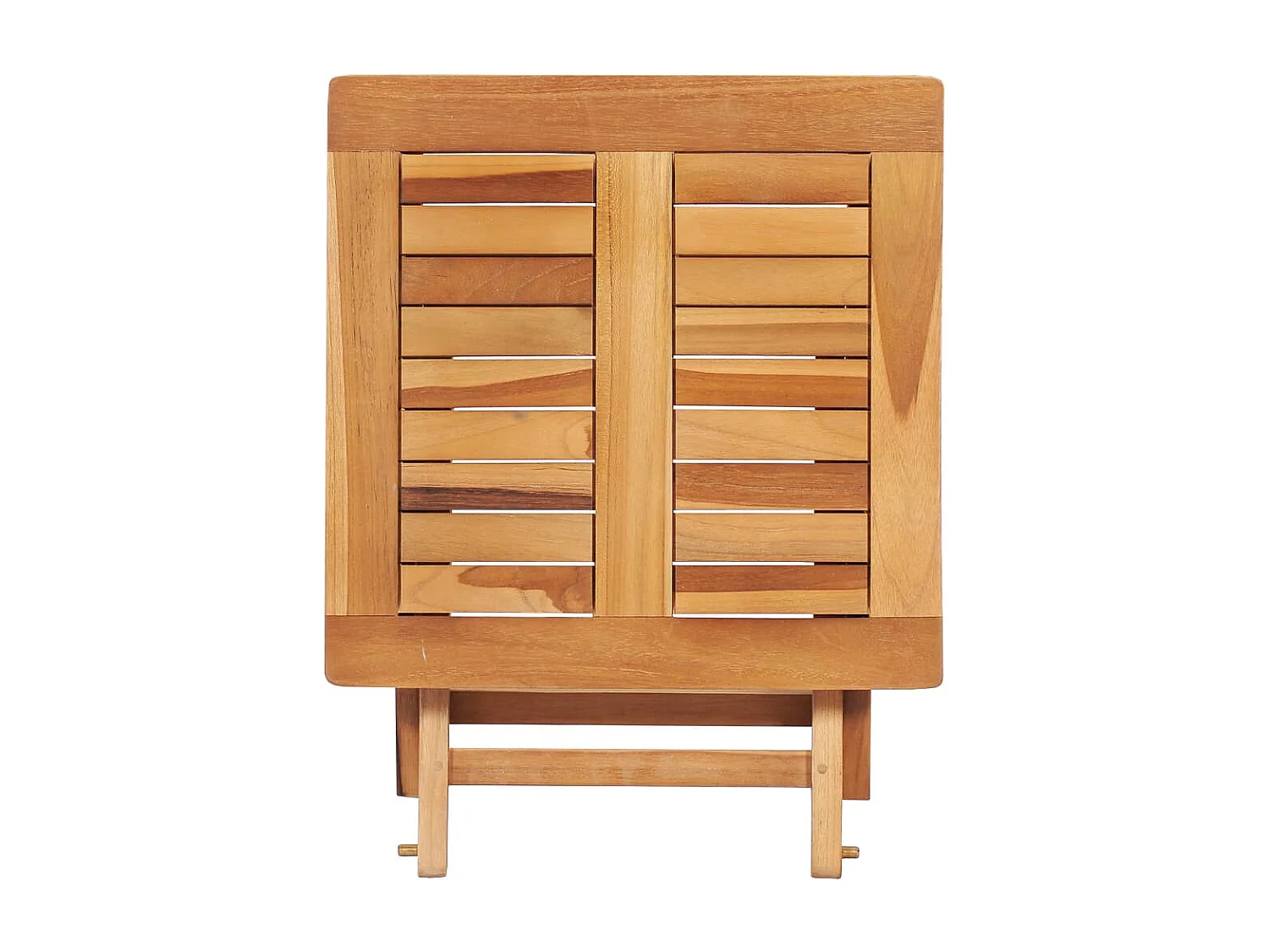 Chaise longue avec table Bois de teck solide