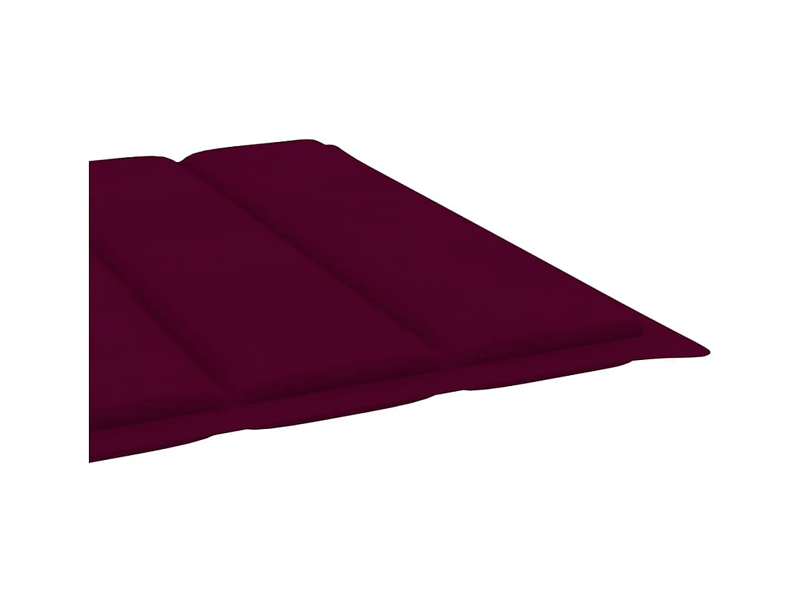 Chaise longue de jardin avec coussin Bois d'acacia solide 27