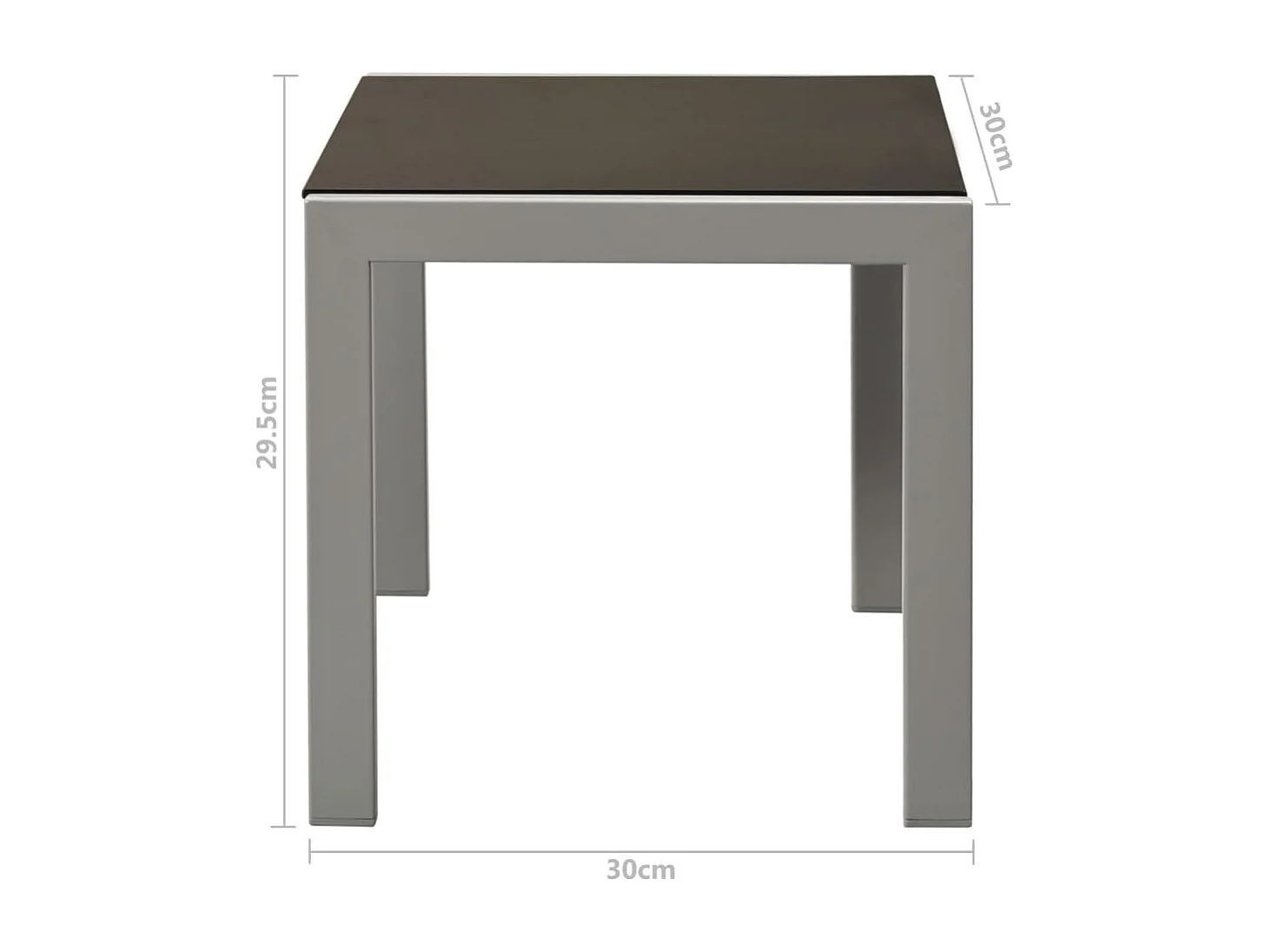 Chaises longues 2 pcs avec table Acier et textilène Noir 2