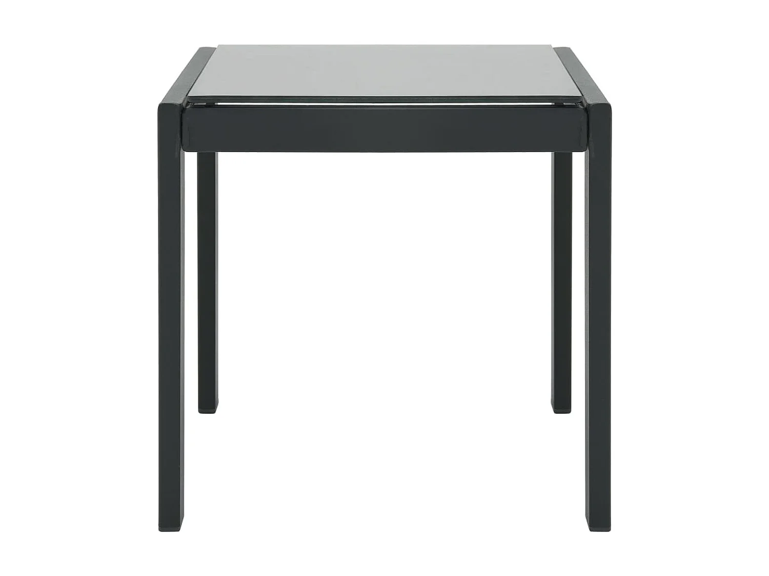 Chaises longues 2 pcs avec table Textilène et acier 2