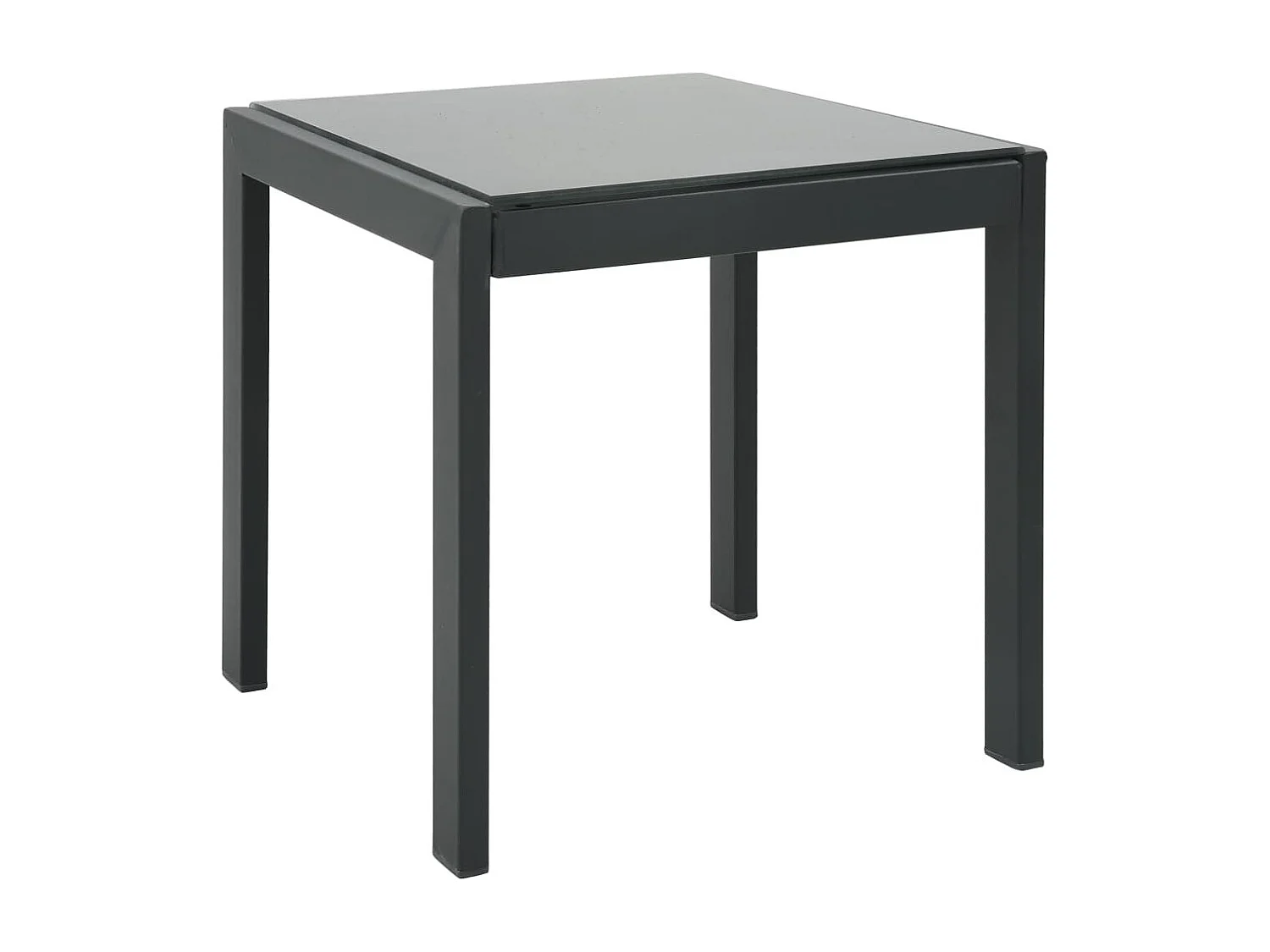 Chaises longues 2 pcs avec table Textilène et acier 2