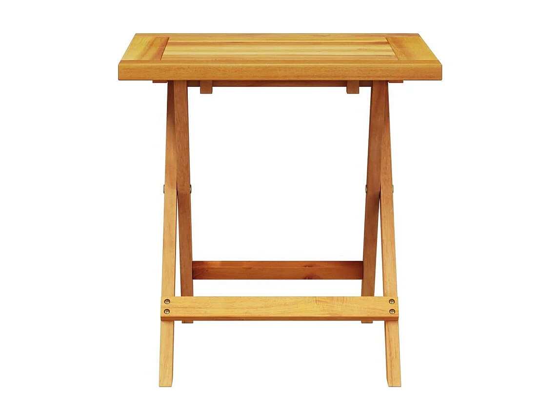 Chaise longue avec coussin et table bois d'acacia massif