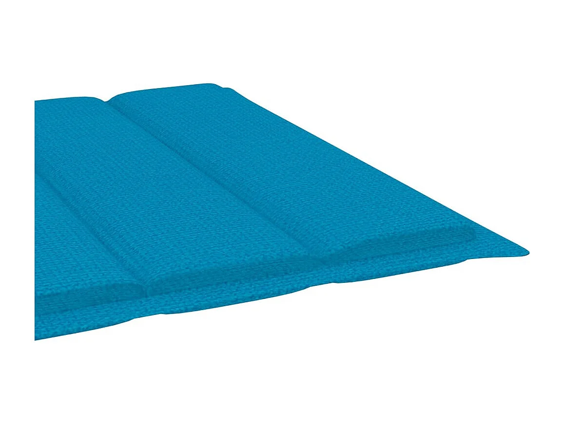 Chaise longue de jardin avec coussin Bois d'acacia solide 3