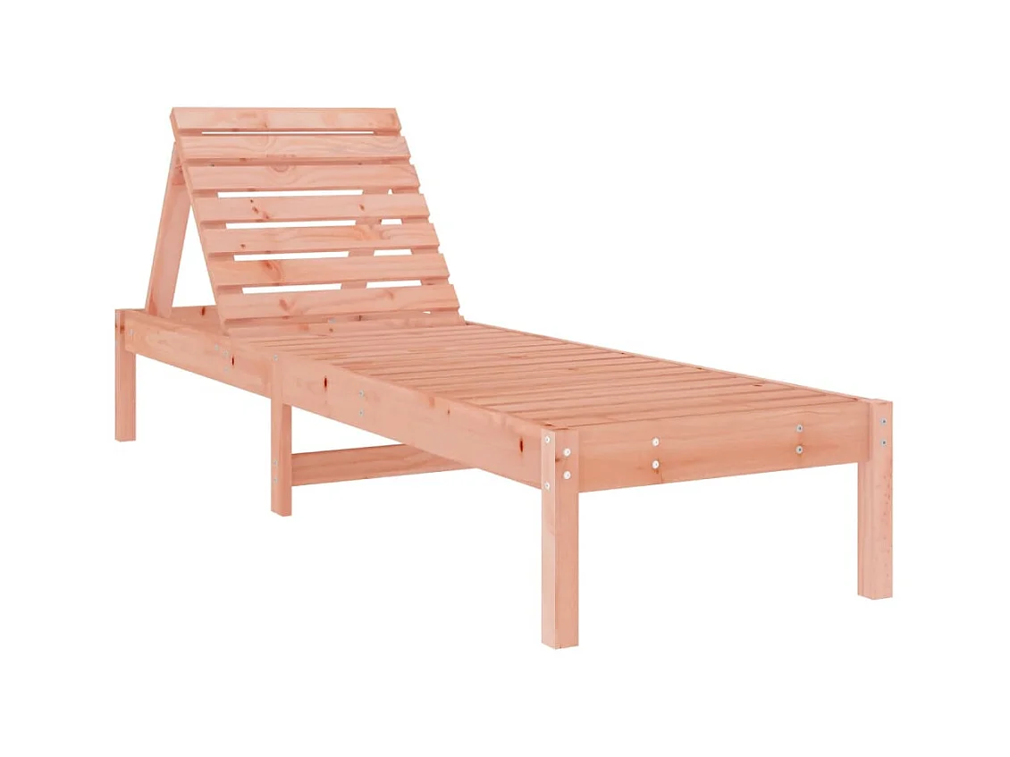 Chaise longue 199,5x60x74 bois massif de douglas